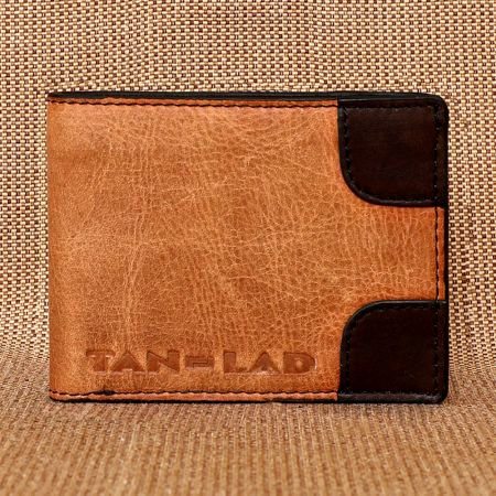 Handcrafted Camel Dark Chocolate Wallet Leather Graceful